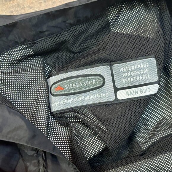 ~~Sierra Sport Men’s Size Large Black Weather Snow Rain Pants  SIZES VARY..PLEAS - Picture 5 of 6